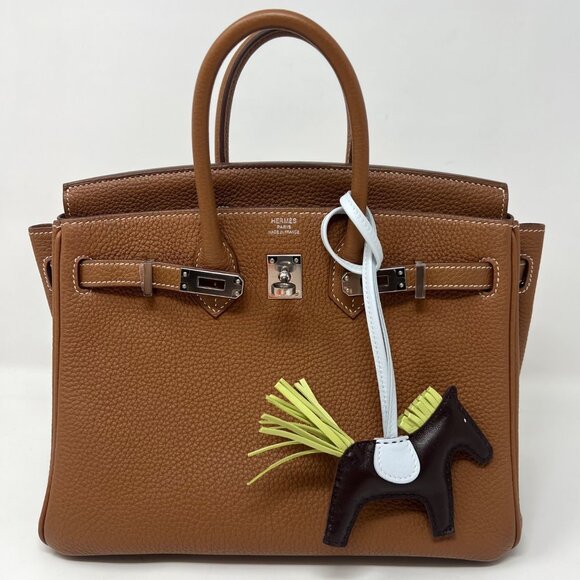 HERMES BNIB Milo Lambskin Rodeo PM Bag Charm - Picture 2 of 11